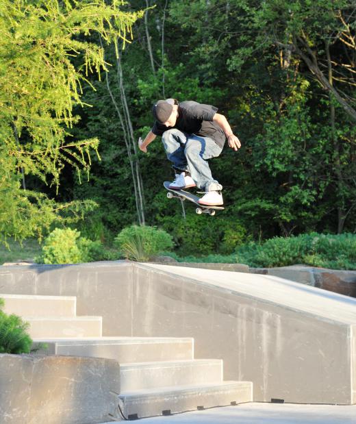Because the kickflip incorporates the ollie, it is also referred to as an ollie kickflip.