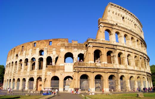 The Coliseum, located in Rome, is the most famous stadium in history.