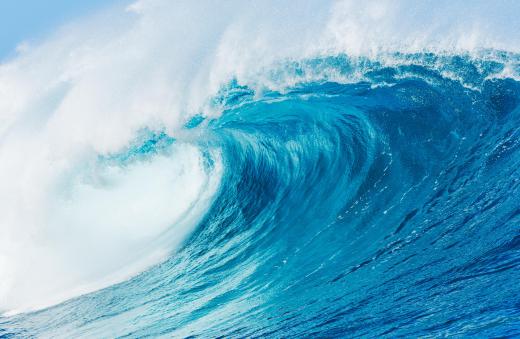 Large waves make ocean kayaking dangerous.