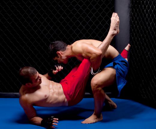 Many MMA fighters use techniques derived from jujitsu.