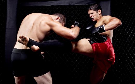 Mixed martial arts programs use sweatbands worn on the ankles or wrists to denote rank instead of traditional belts.