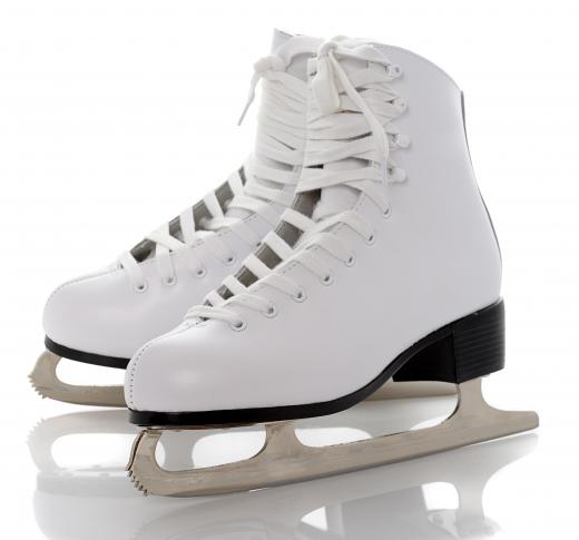 A pair of figure skates.