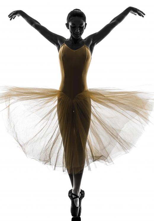 En pointe dancing is typically done by women because of their lighter weight and traditional roles in romantic ballet.