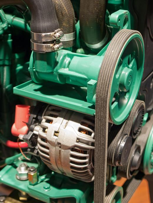 A gas-powered motor is often used to turn generators, creating electricity for use outdoors or in homes or businesses.