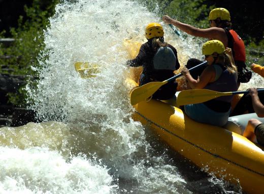 How relaxing tubing can be depends on how fast the river is flowing.