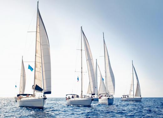 Boat size varies in yacht racing.
