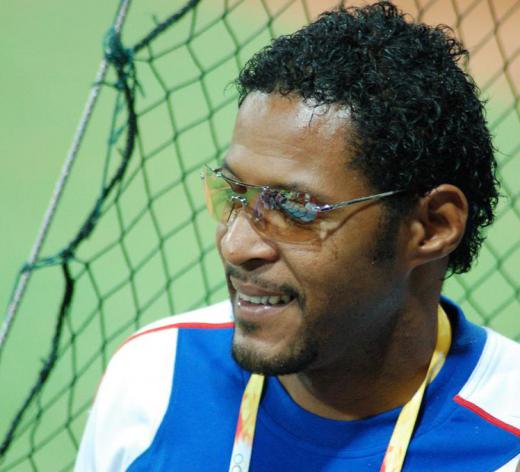Cuba's Javier Sotomayor used the Fosbury flop technique to jump 8 feet, 0.5 inches in 1993.