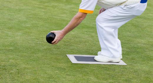 Bocce ball is also known as lawn bowling.