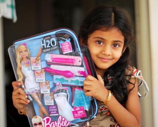 Barbie dolls have been criticized for enforcing harmful ideas about body image on young girls.