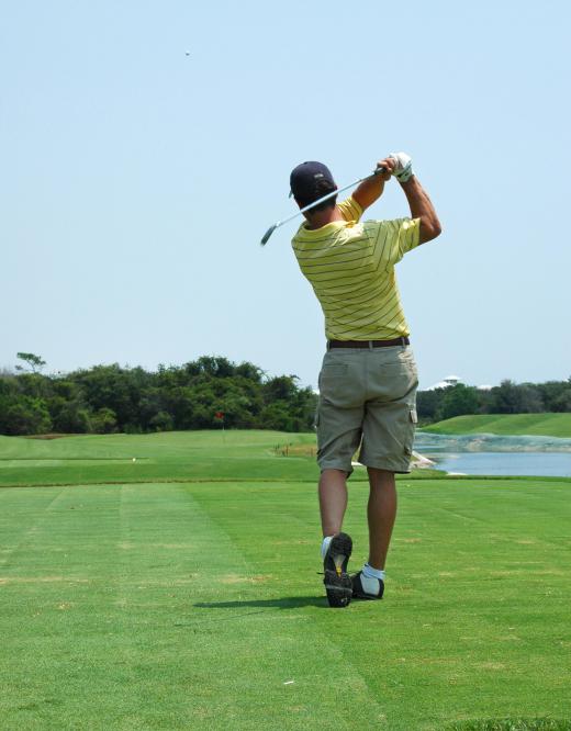 Golfers need concentration to make sure they don't vary their movements during a swing.