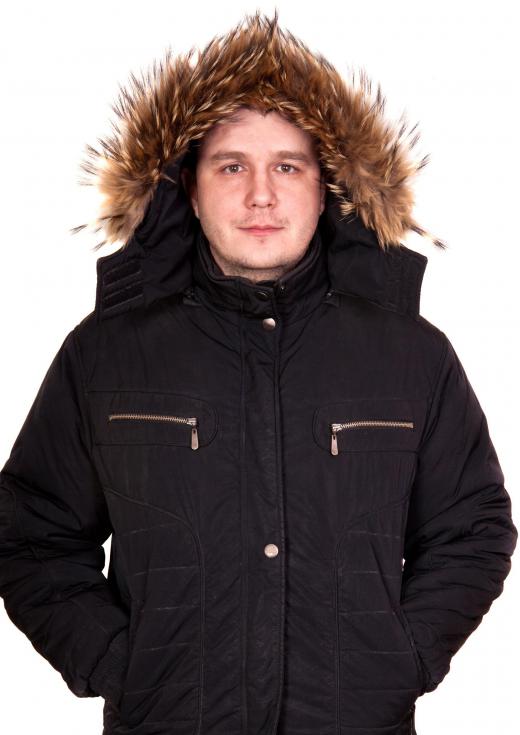 A heavy jacket like a ski parka can be worn as the top layer while skiing.