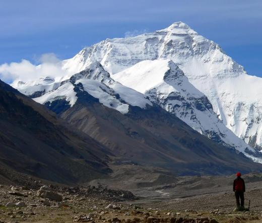 The local Sherpa population has provided most of the guides for expeditions to the summit of Mount Everest.
