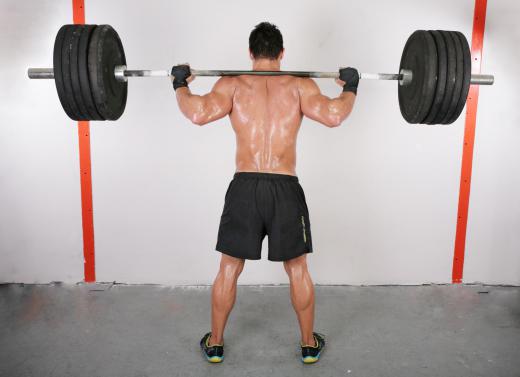 A power lifting competition works an enormous range of muscles.