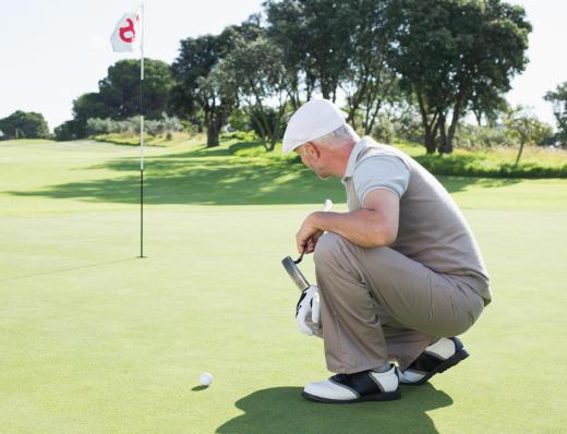 In golf, a handicap refers to the number of strokes above par a player averages over four games.