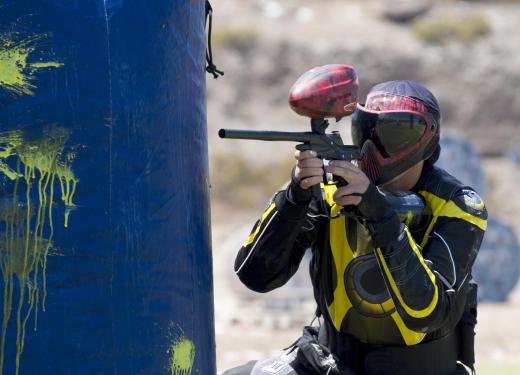 Paintball facilities may offer rentals on paintball guns.