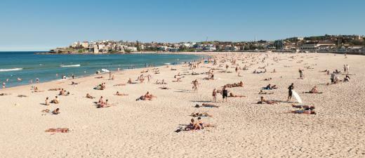 Private beaches are a popular destination for people on nakation.
