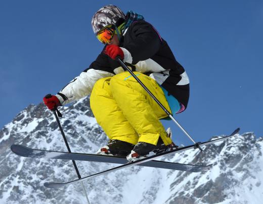 Ski lifts are commonly used for downhill skiing.
