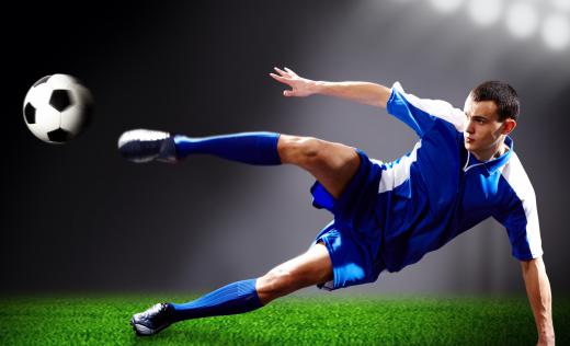 A hat trick is when a soccer player scores three goals in one game.