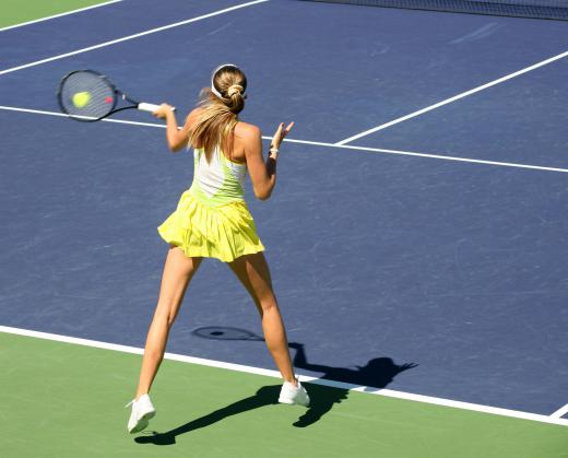 Female tennis players often wear specialized underwear.