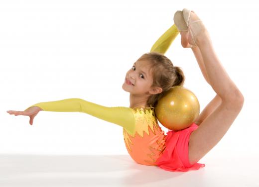 Rhythmic gymnasts often incorporate props into their sets.
